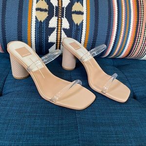 Dolce Vita Noles Nude & Clear NEVER WORN